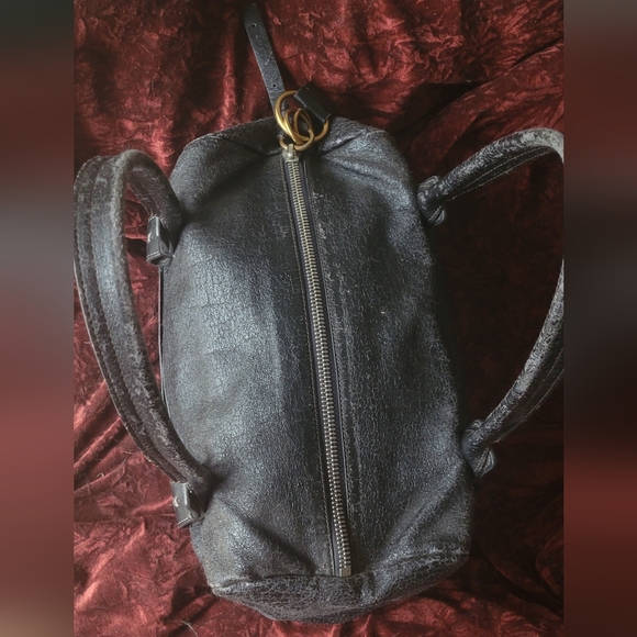 ☆RESERVRD☆ Vintage Chloe Eclipse Distressed Leather Boston Bag - Picture 3 of 16